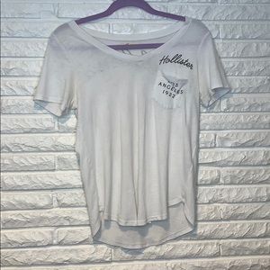 White Hollister Tee Shirt